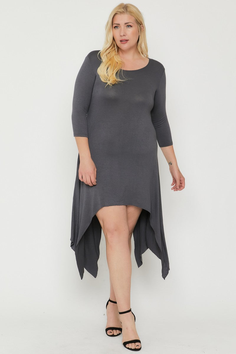 delia asymmetric raw hem cotton dress Free People Delia Asymmetric Raw Hem Cotton Dress In Meadow Haze